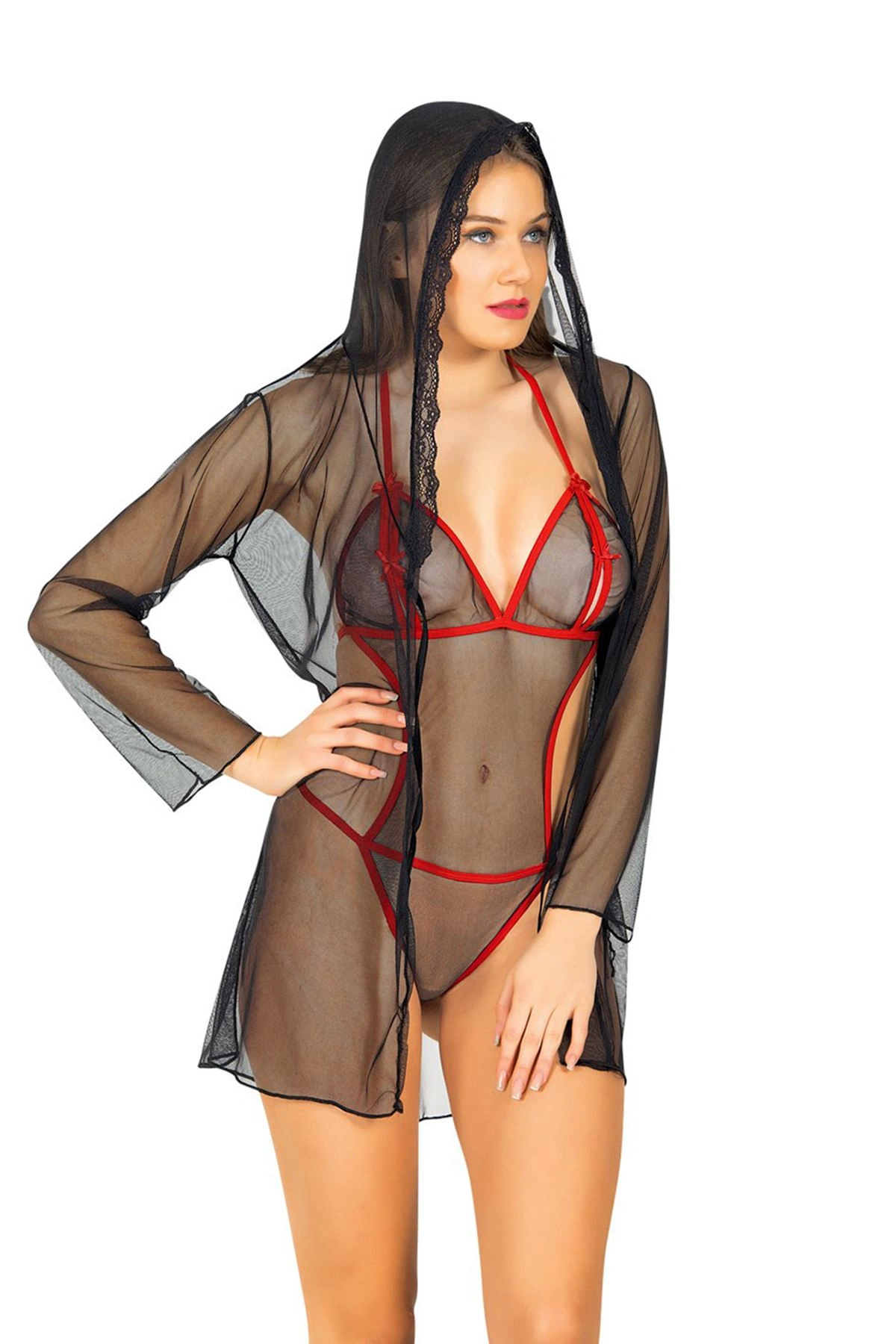 Lesca Siyah Fantezi 2 Li Takım - 1369