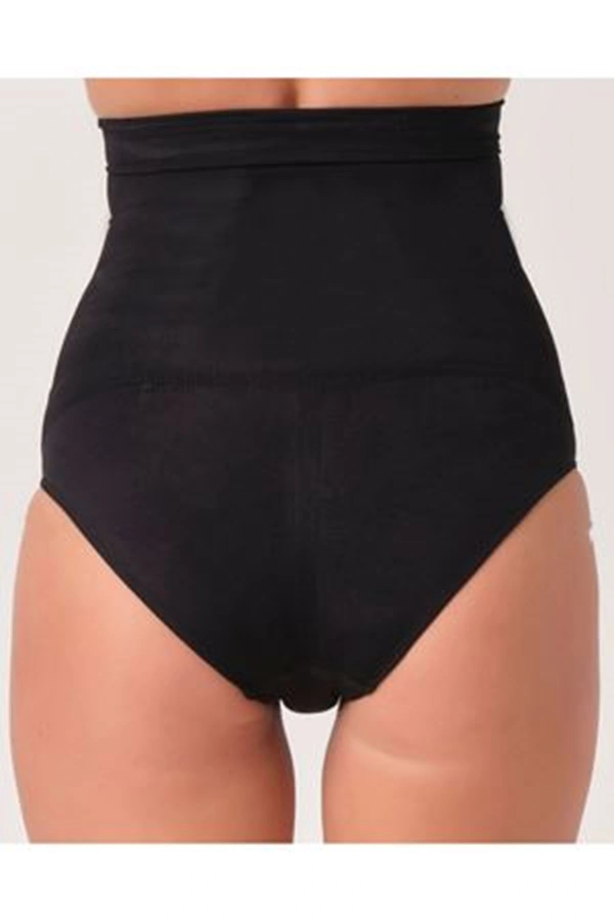 Lesca Siyah Kadın Dikişsiz Slip Korse - 780