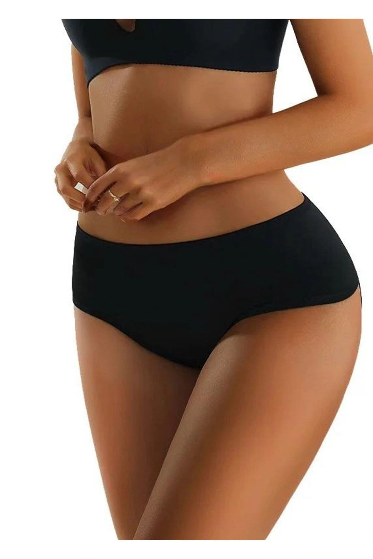 Lesca Siyah Popo Şekillendirici Külot Korse - 721