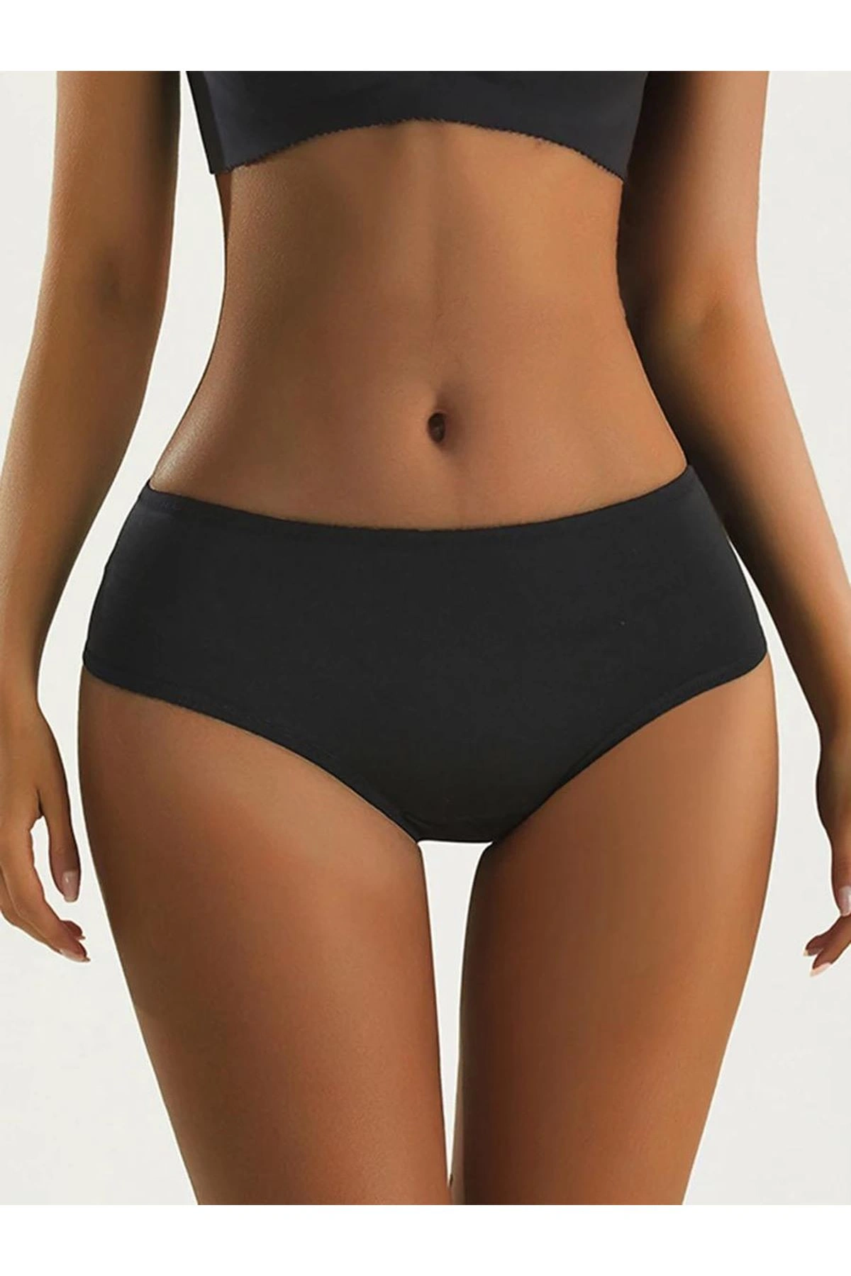 Lesca Siyah Popo Şekillendirici Külot Korse - 721