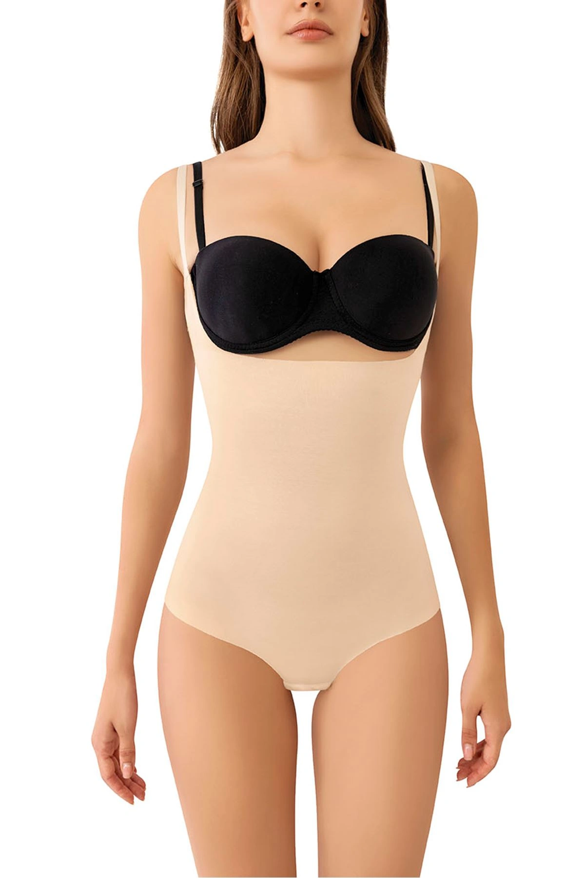 Lesca Ten Lazer Kesim Göğüs Altı Body Korse