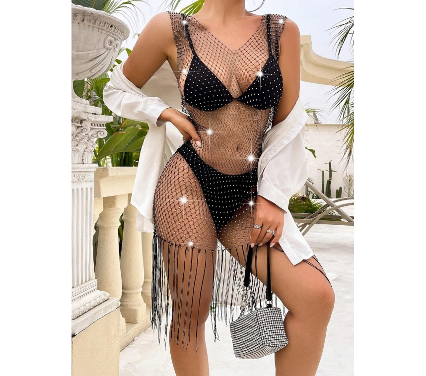 Kolsuz Püsküllü Elbise