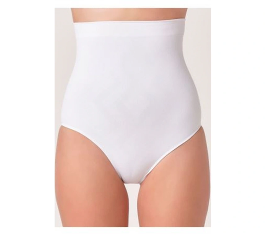 Lesca Beyaz Kadın Dikişsiz Slip Korse - 780