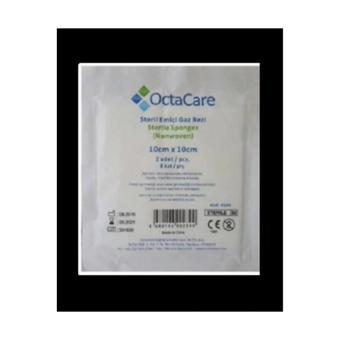 Steril Emici Gazlı Bez 10 Cm X 10 Cm 2adet