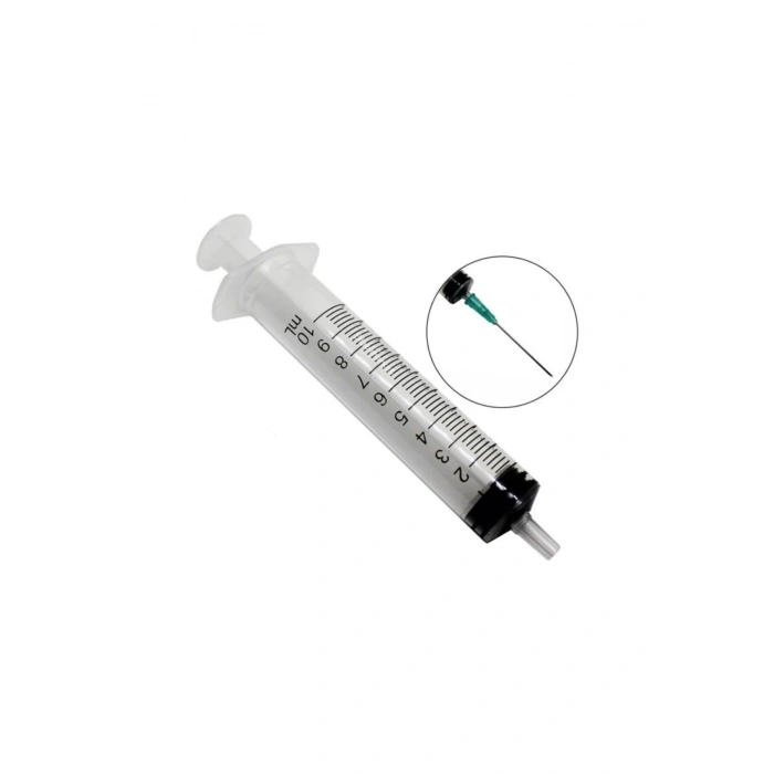 Steril Enjektör 10 Cc 21g 10 ml 45adet Yeşi Uç-