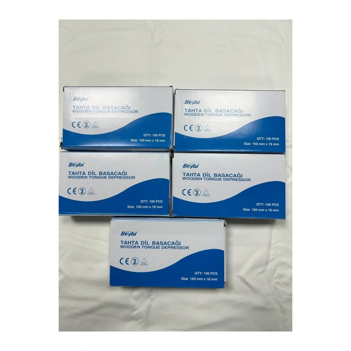 Abeslalang Tahta Dil Basacağı 100 Lü 5 Paket