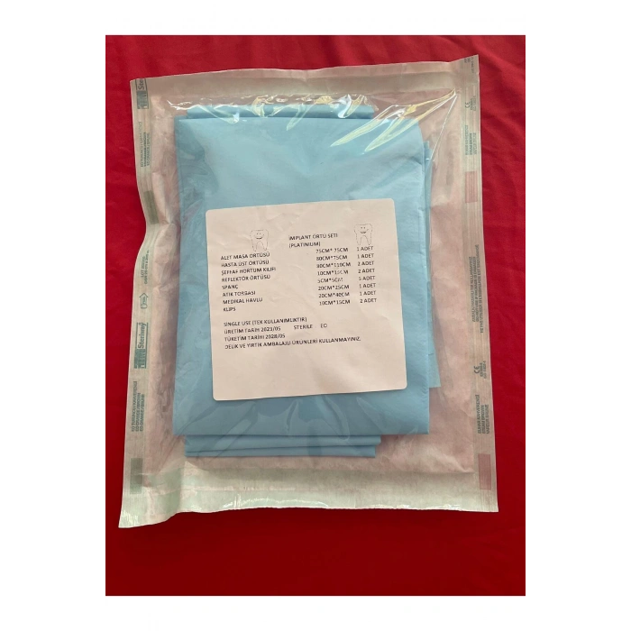 İMPLANT ÖRTÜ SETİ 100 PAKET