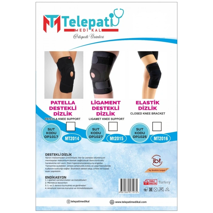 PATELLA DESTEKLİ DİZLİK