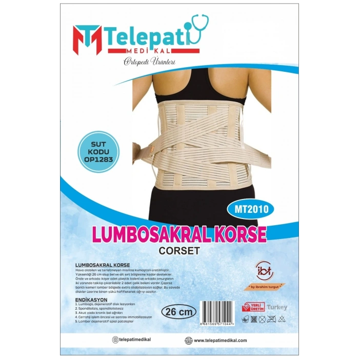 LUMBOSAKRAL BEL FITIĞI KORSESİ