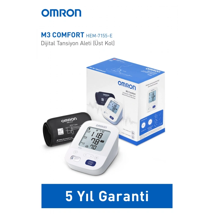 M3 Comfort Hem-7155-e Üst Koldan Ölçer Tansiyon Aleti