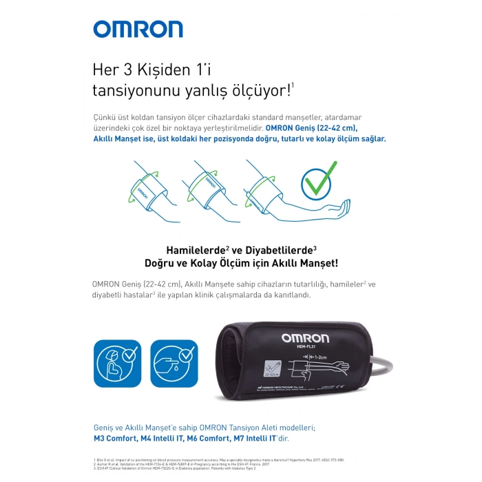 M3 Comfort Hem-7155-e Üst Koldan Ölçer Tansiyon Aleti