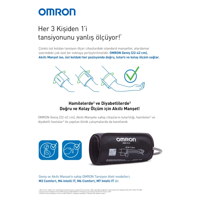 M7 Intelli 2 Kullanıcılı Akıllı Telefonlar Ile Uyumlu Akıllı Üst Koldan Ölçer Dijital Tansiyon Aleti