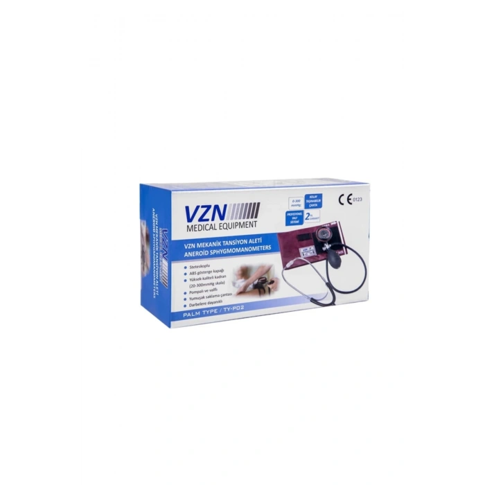 Ty-p02 Palm Hemşire Tipi Aneroid Steteskoplu Cırtlı Manuel Tansiyon Aleti