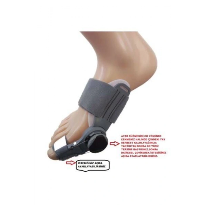 AÇI AYARLI(VİDALI) HALLUKS VALGUS AYAK ÇIKINTISI ATELİ