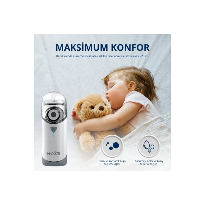 Yetişkinler Ve Çocuklar Için Şarj Edilebilir Taşınabilir Mesh Nebulizatör