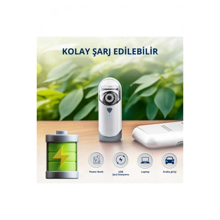 Yetişkinler Ve Çocuklar Için Şarj Edilebilir Taşınabilir Mesh Nebulizatör