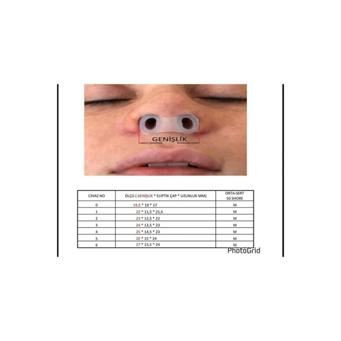 BURUN ŞEKİLLENDİRİCİ RETAINER 1-7 NUMARA BANT HEDİYELİ