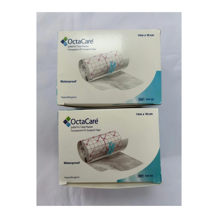 Su geçirmez şeffaf dövme ve banyo bandı 10x10 m 2 adet