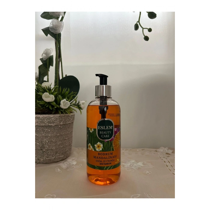 ESLEM BODRUM MANDALİNASI DOĞAL ZEYTİNYAĞLI SIVI SABUN
