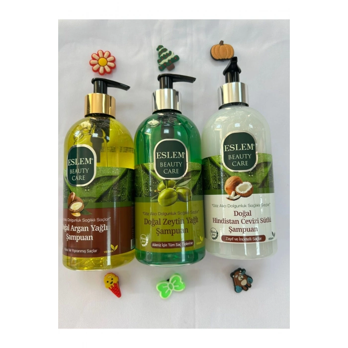 ESLEM DOĞAL ZEYTİNYAĞLI ŞAMPUAN 3 ADET 500 ML