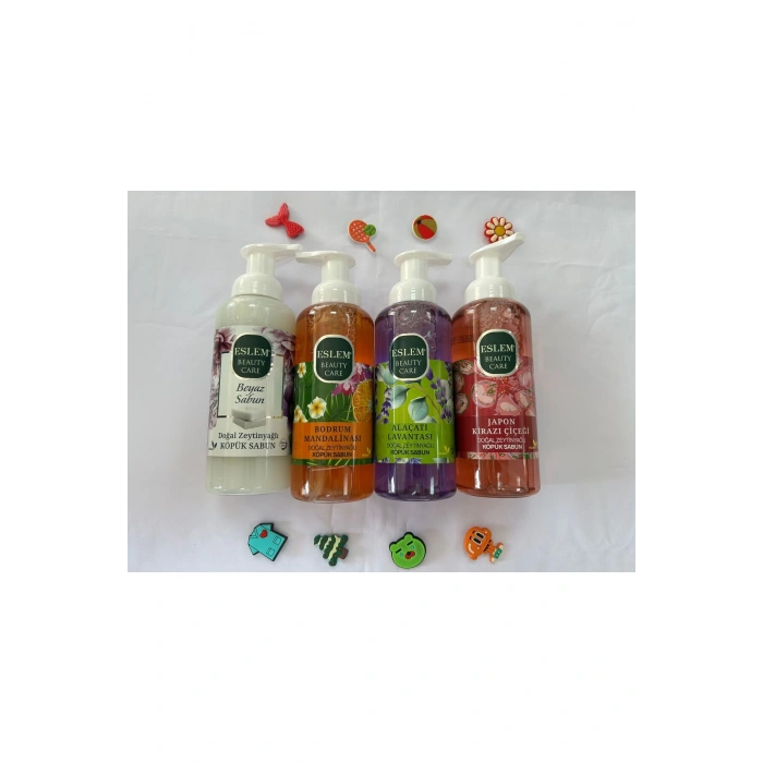 ESLEM DOĞAL ZEYTİNYAĞLI KÖPÜK SABUN 4 LÜ