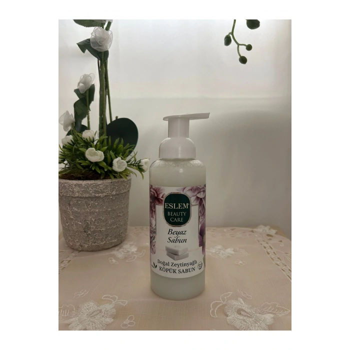 Eslem BEYAZ SABUN Doğal Zeytinyağlı Köpük Sabun