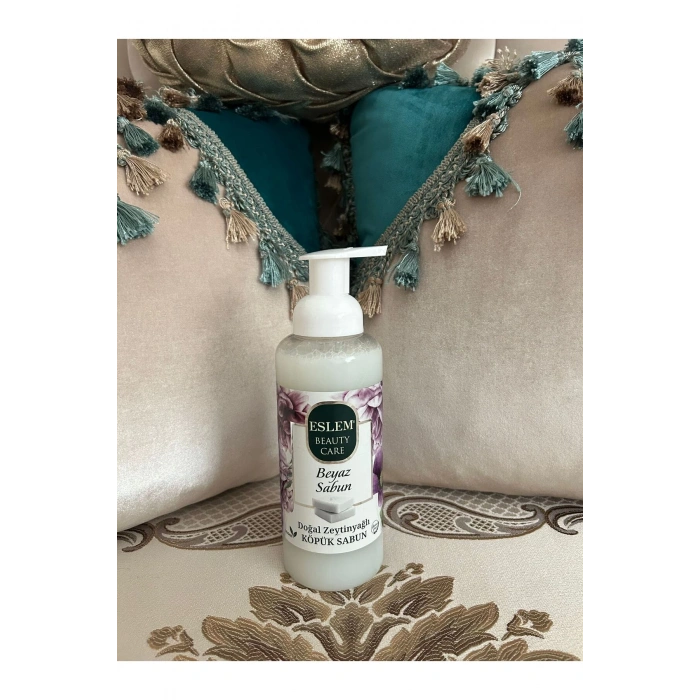 Eslem BEYAZ SABUN Doğal Zeytinyağlı Köpük Sabun