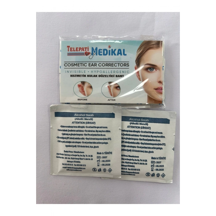 KEPÇE KULAK YAPIŞKANI 20 Lİ Temizleme mendilli