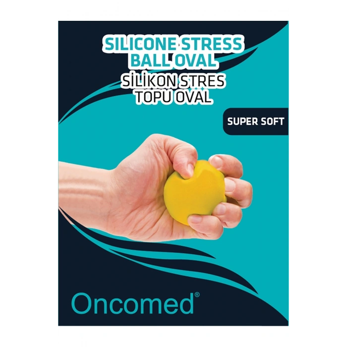Silikon Stres Topu Sarı Ultra Soft