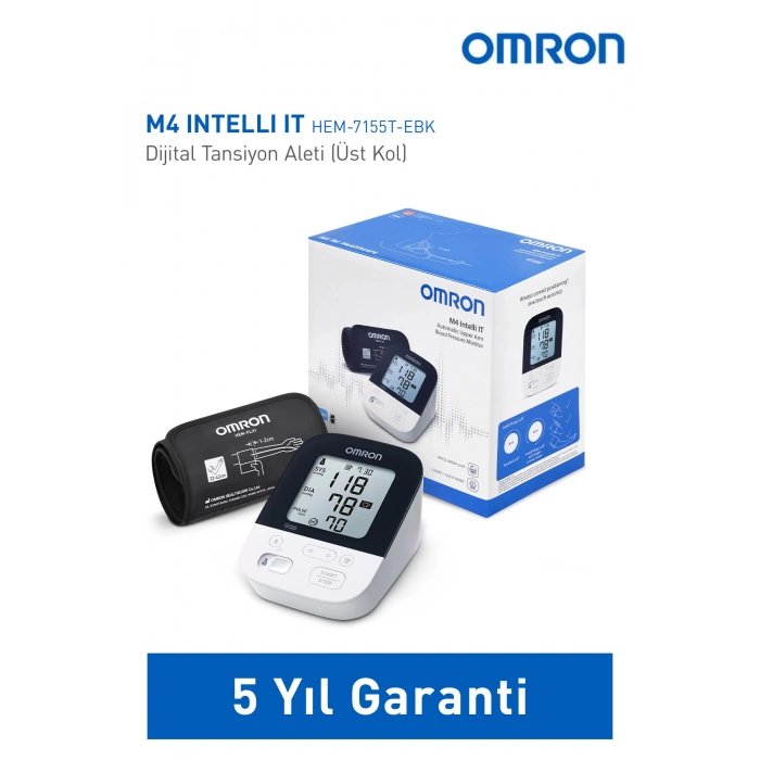 M4 Intelli It, 2 Kullanıcılı, Akıllı Telefonlar Ile Uyumlu Üst Koldan Ölçer Tansiyon Aleti