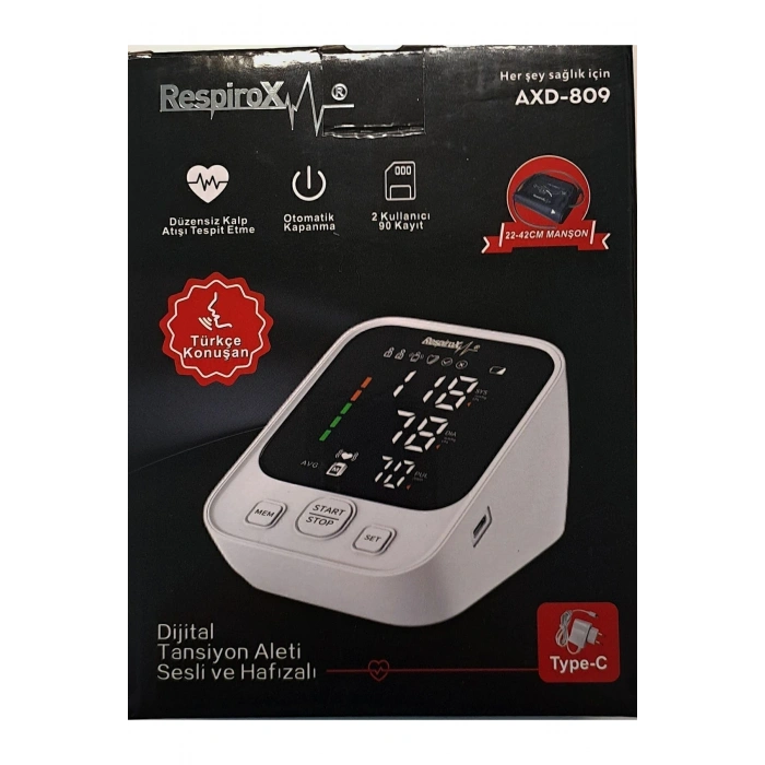 Axd809 Koldan Ölçer Konuşan Tansiyon Aleti
