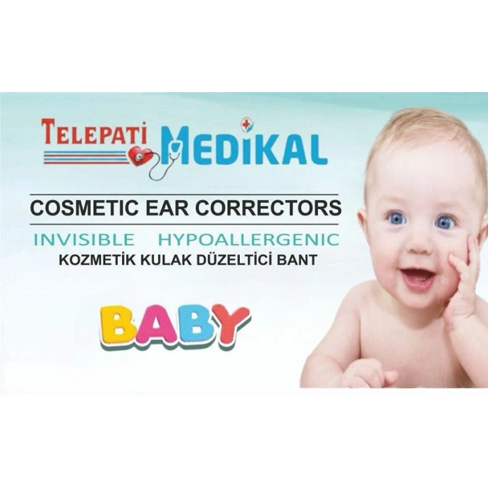 BEBEK ÇOCUK KEPÇE KULAK YAPIŞKANI 20 Lİ