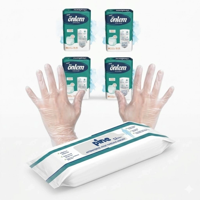 ÖNLEM EMİCİ KÜLOT MEDIUM 120 ADET ISLAK MENDİL VE POŞET ELDİVEN HEDİYELİ