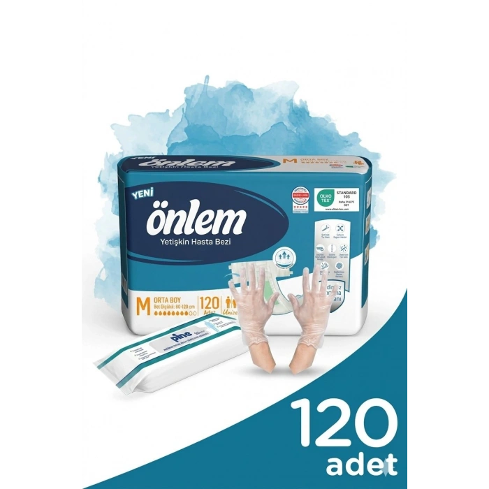 ÖNLEM BEL BANTLI MEDIUM 120 ADET MENDİL VE ELDİVEN HEDİYELİ