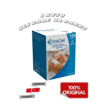 Gaz Kompres - Steril - 7,5cmx7,5cm - 100 Lü Kutu