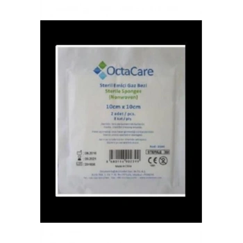 Steril Emici Gazlı Bez 10 Cm X 10 Cm 2adet
