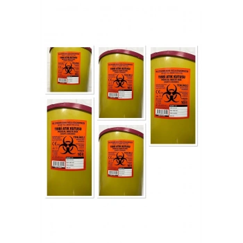 Tıbbi Atık Kovası 10 Litre 5 Adet