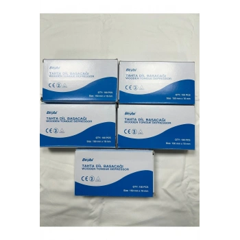 Abeslalang Tahta Dil Basacağı 100 Lü 5 Paket