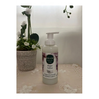 Eslem BEYAZ SABUN Doğal Zeytinyağlı Köpük Sabun