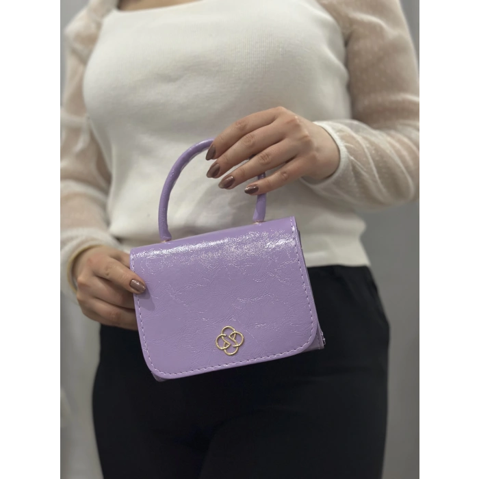 Lila cilt krash çanta