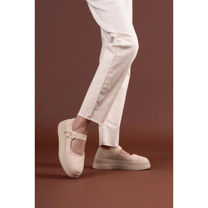 Lunni Bej Keten Spor Ayakkabı