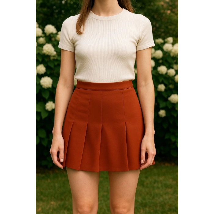 Üç pileli etek kremit w24815