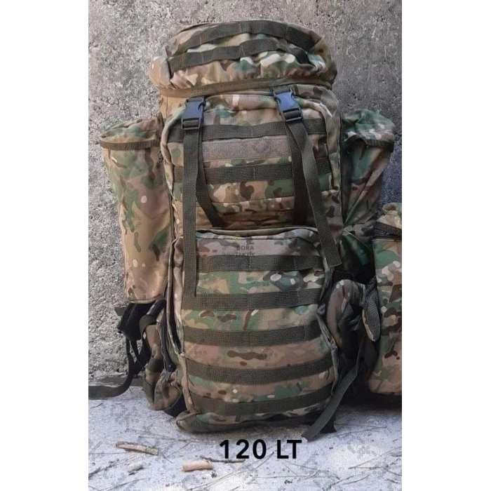 120LT Multicam Kamuflaj Operasyon Çantası Dağcı Çantası