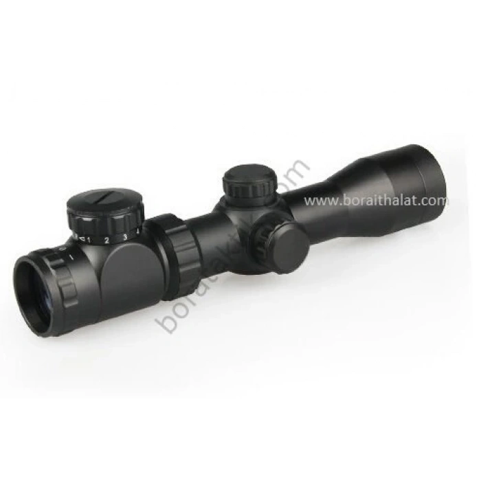 2-6x28E Tüfek Dürbünü Işıklı Kısa