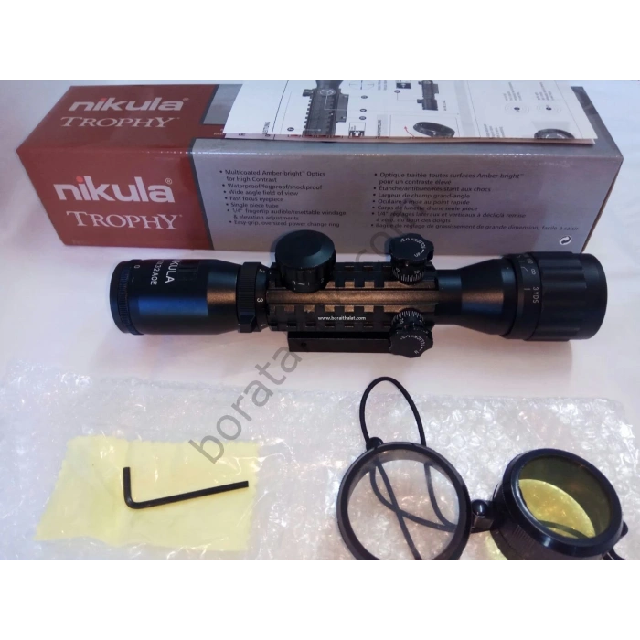 2-6x32EG Raylı Tüfek Dürbünü Işıklı