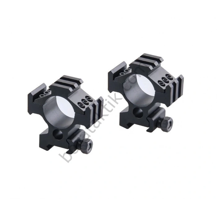 30mm Dürbün Ayağı 3 Raylı Metal Picatiny
