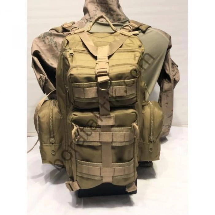 40 Litre Çöl Rengi Taktik Sırt Çantası