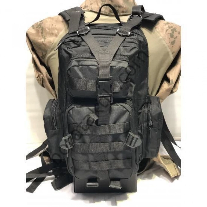 40 Litre Taktik Sırt Çantası Siyah