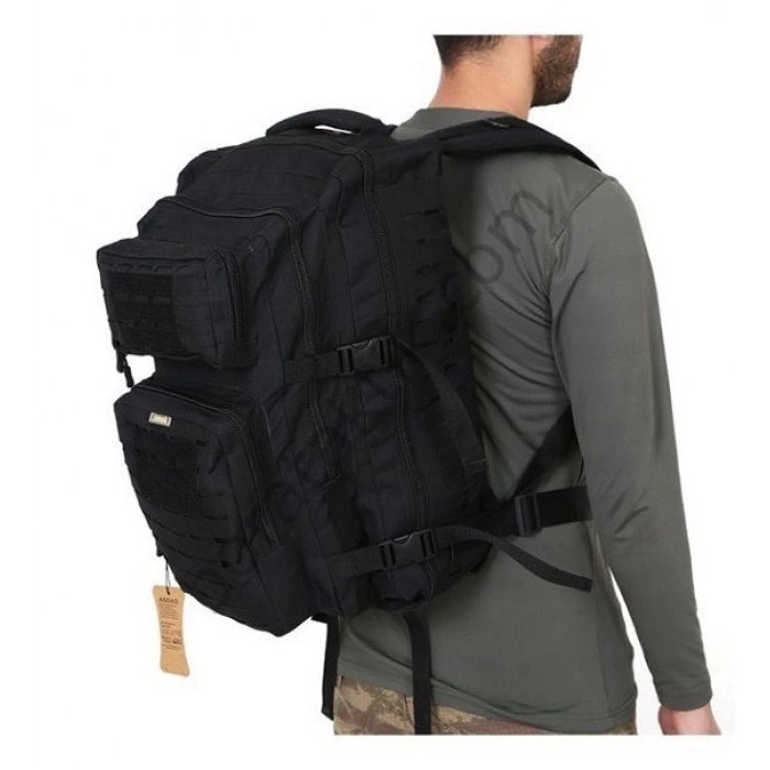 50 LT Askeri Siyah Taktik Sırt Çantası Military Tactical Backpack