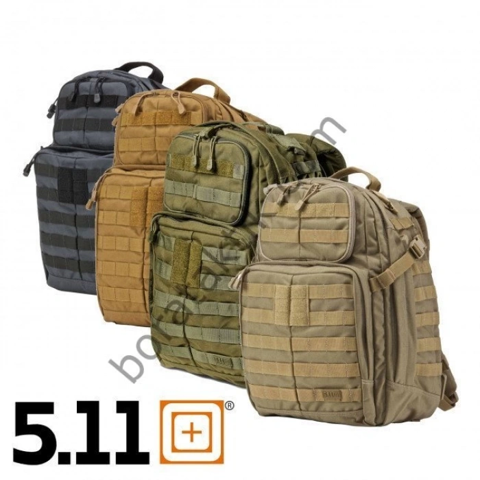 5.11 Rush 24 Modeli Sırt Çantası 1000 Denye Cordura Akalite Replika İTHAL Siyah